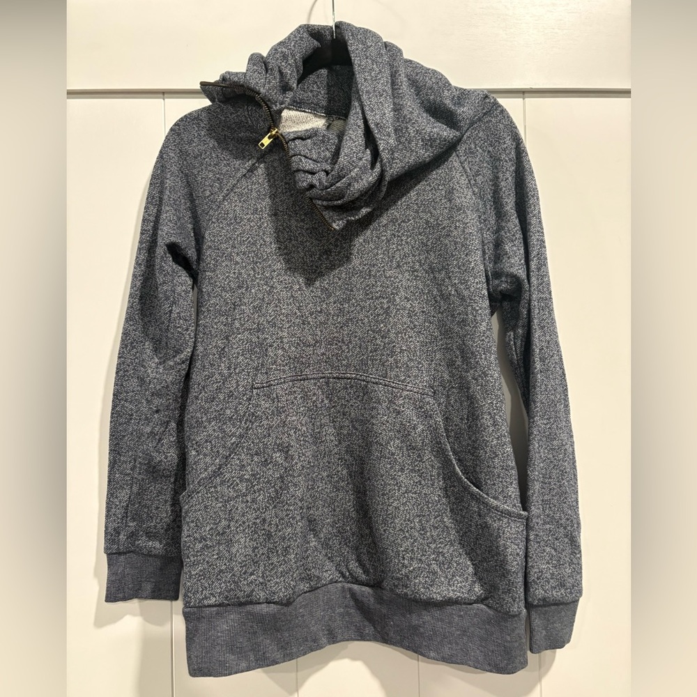 Cozy Blue Maternity Sweatshirt